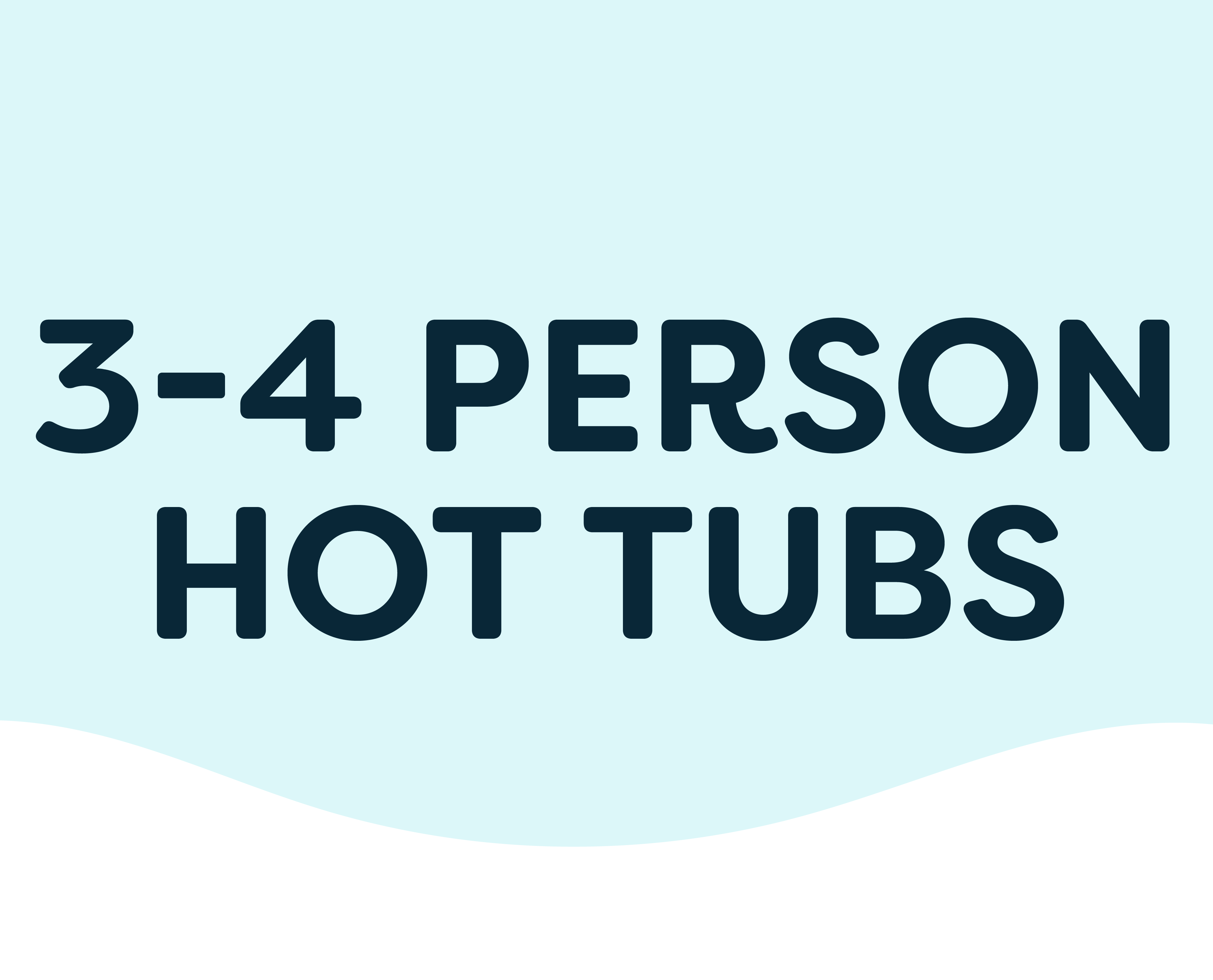 3-4 Person Hot Tubs