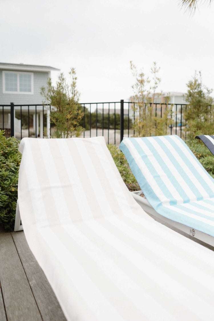Nomadix Original Towel: Cabana Stripe Beige
