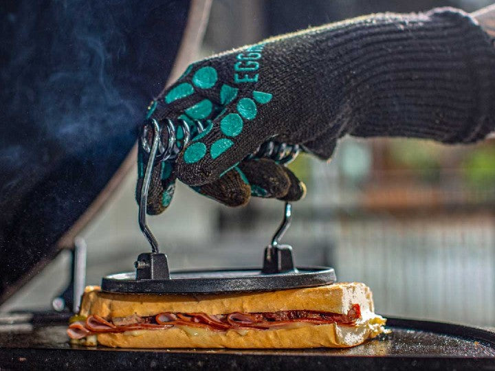 Big Green Egg Cast Iron Grill Press