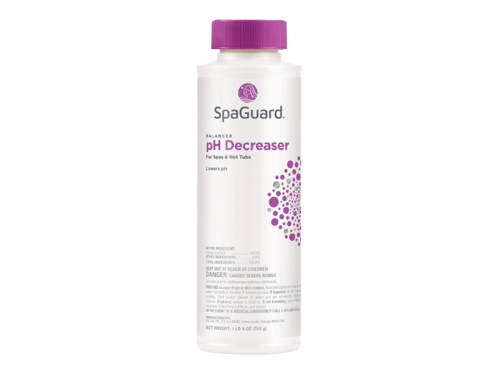 SpaGuard pH Decreaser - 18 oz. - Leisure Time Inc.