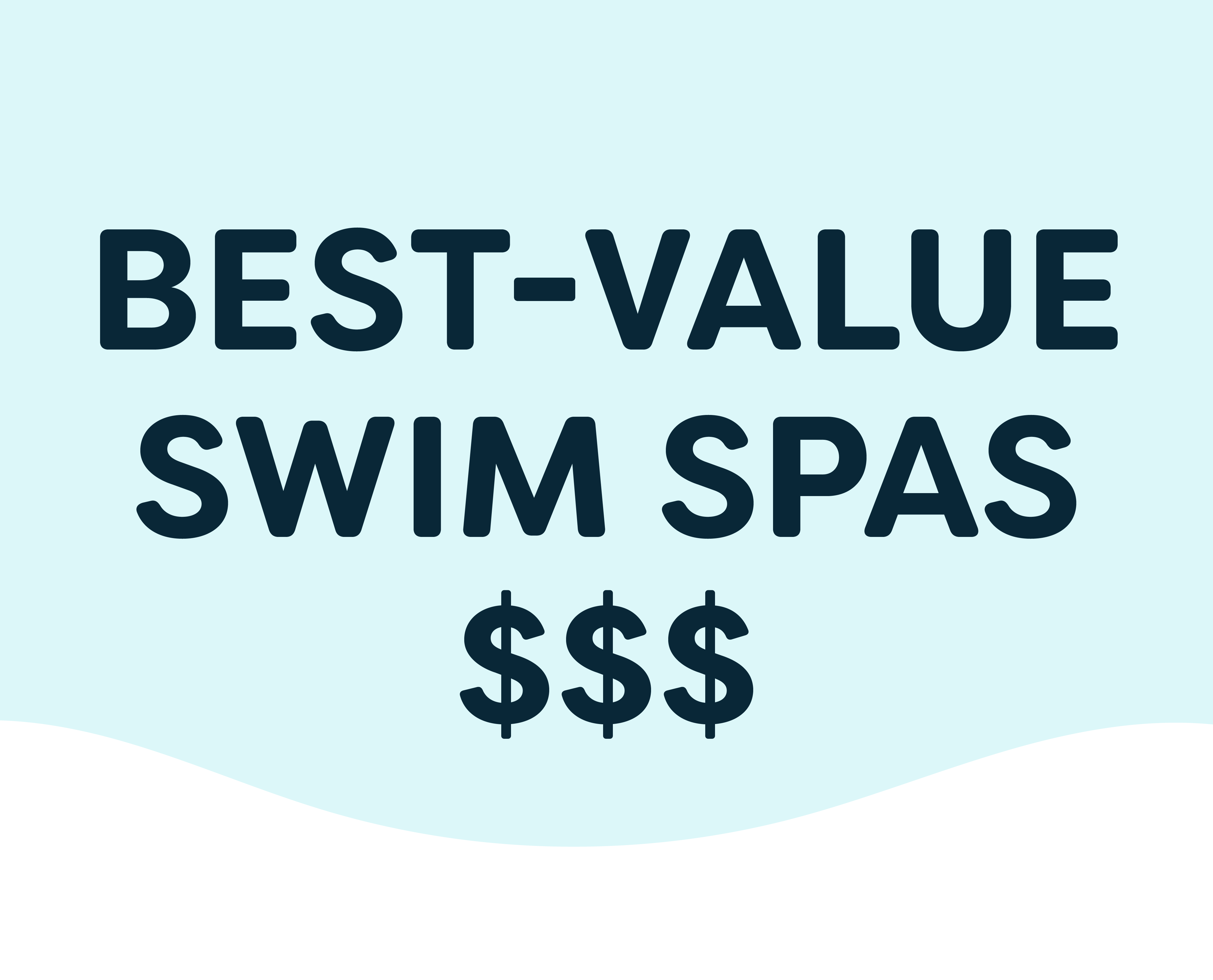 Best Value Swim Spas - $$$