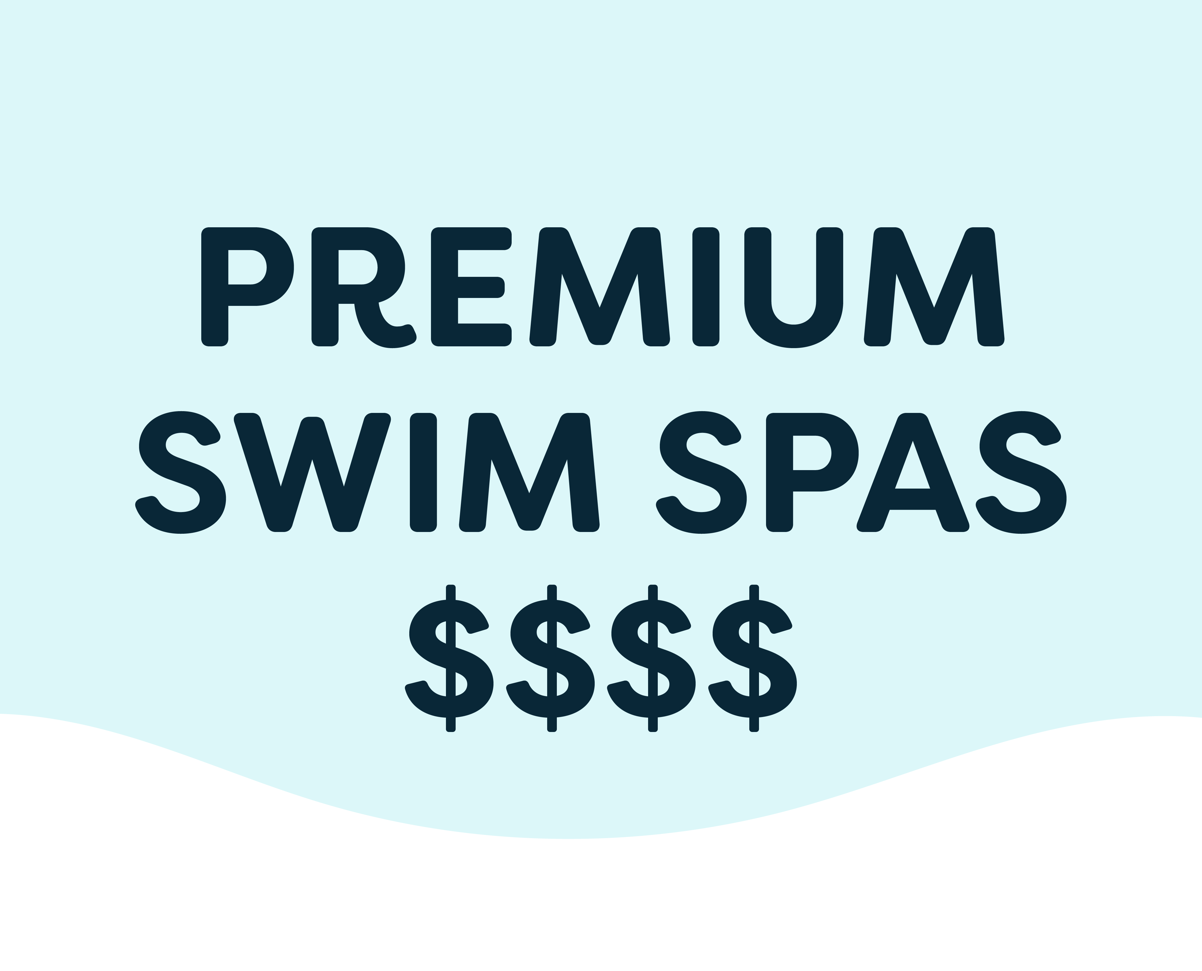 Premium Swim Spas - $$$$