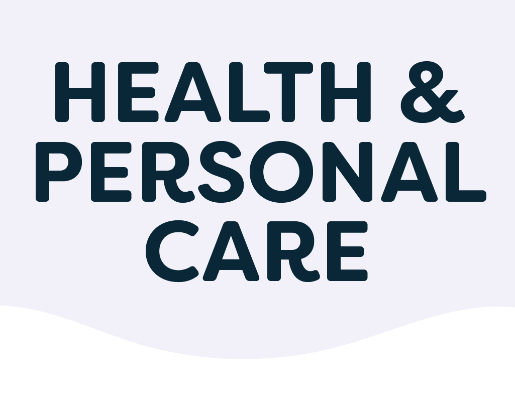 Health & Personal Care Blog Header at Leisure Time Inc.