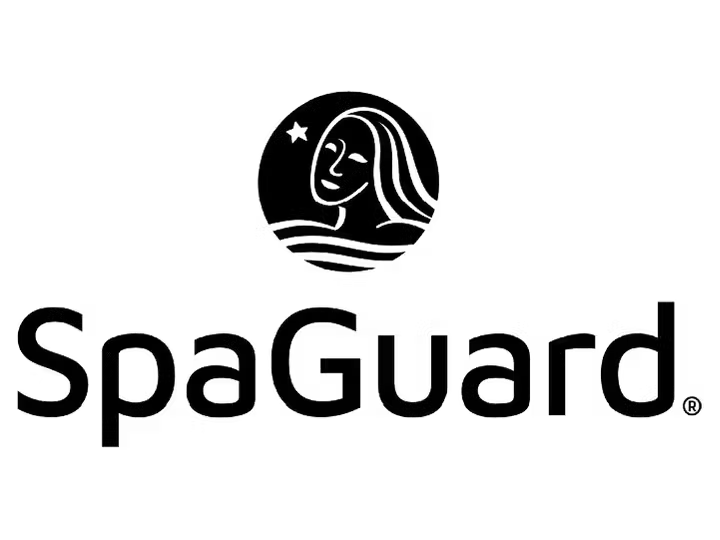 SpaGuard Black Logo at Leisure Time Inc.