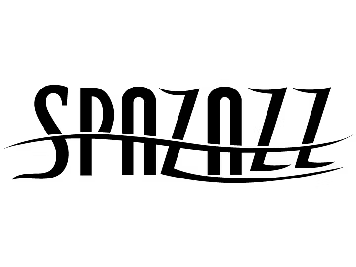Spazazz Black Logo at Leisure Time Inc.