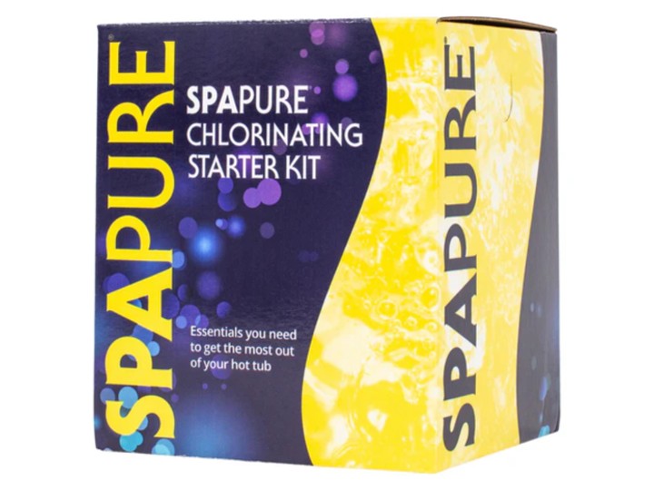 SpaPure Chlorine Starter Spa Care Kit | 8-Piece