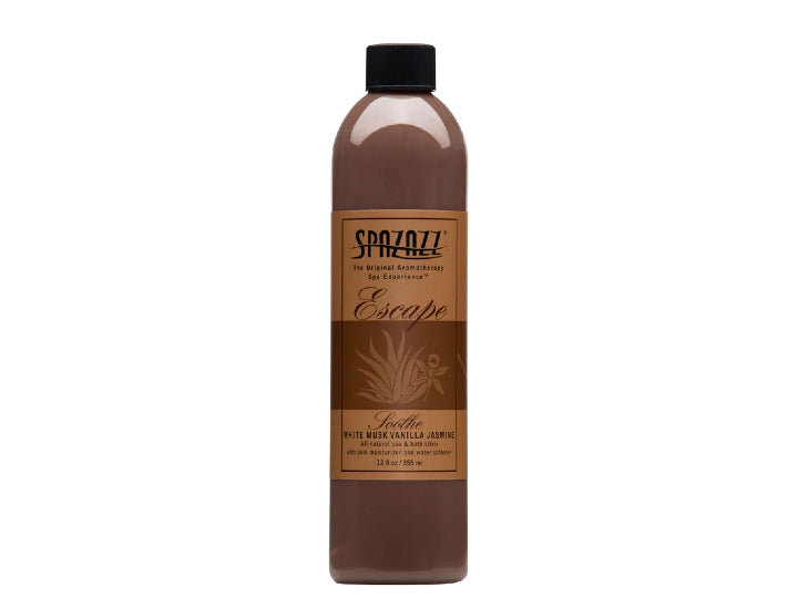 Spazazz White Musk Vanilla Jasmin Elixir - Soothe - Leisure Time Inc.