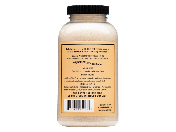 Spazazz Grapefruit Orange - Invigorate - Leisure Time Inc.